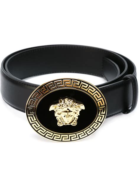 versace logo buckle belt|Versace men's belts on clearance.